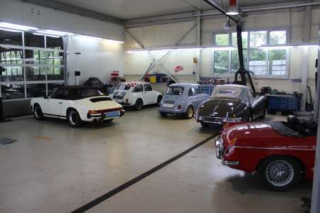 Fiat, Puch, Jaguar, MG und Porsche
